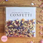 Ready to go Petal Confetti packs - Fully Compostable Packaging
