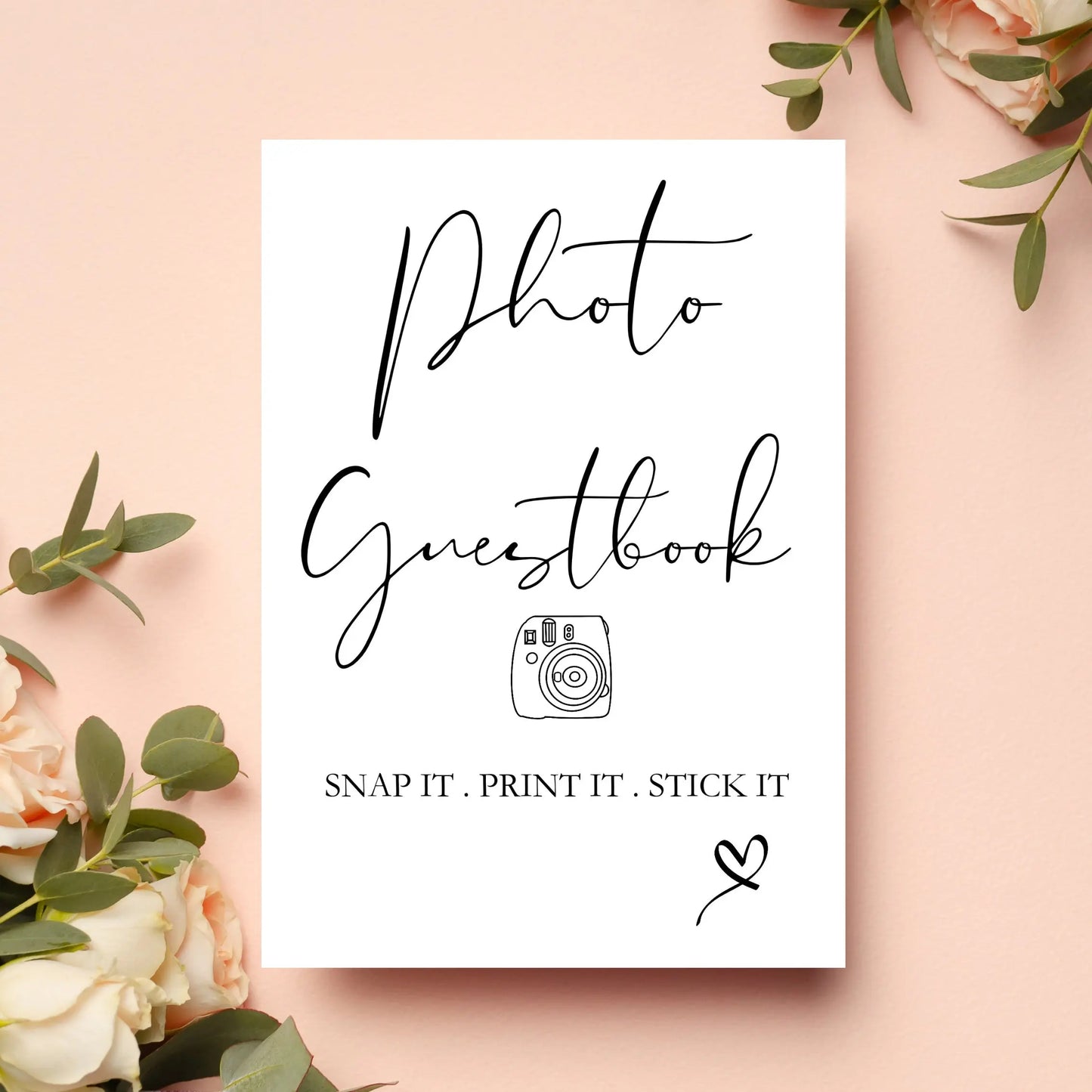 Photo guestbook sign WedFetti