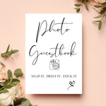 Photo guestbook sign WedFetti