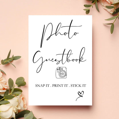 Photo guestbook sign WedFetti