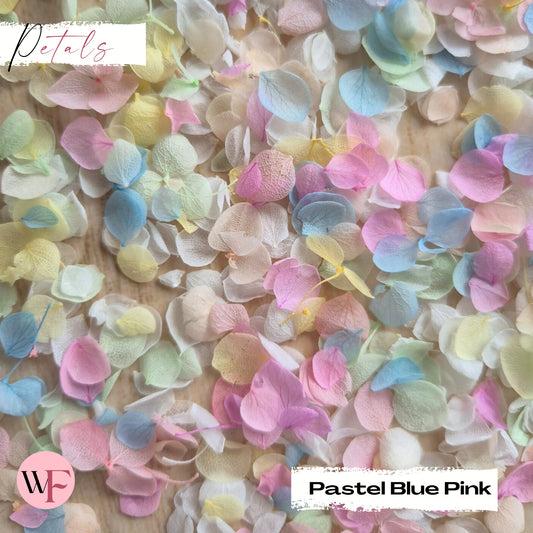 Snow Petal Confetti® - Pastel Blue Pink