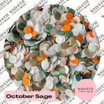 Slow falling paper Confetti - October Sage