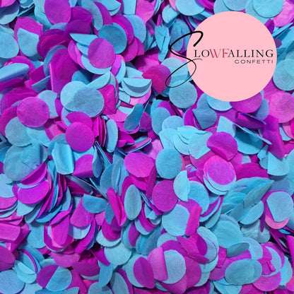 Slow falling paper Confetti - Bubblegum