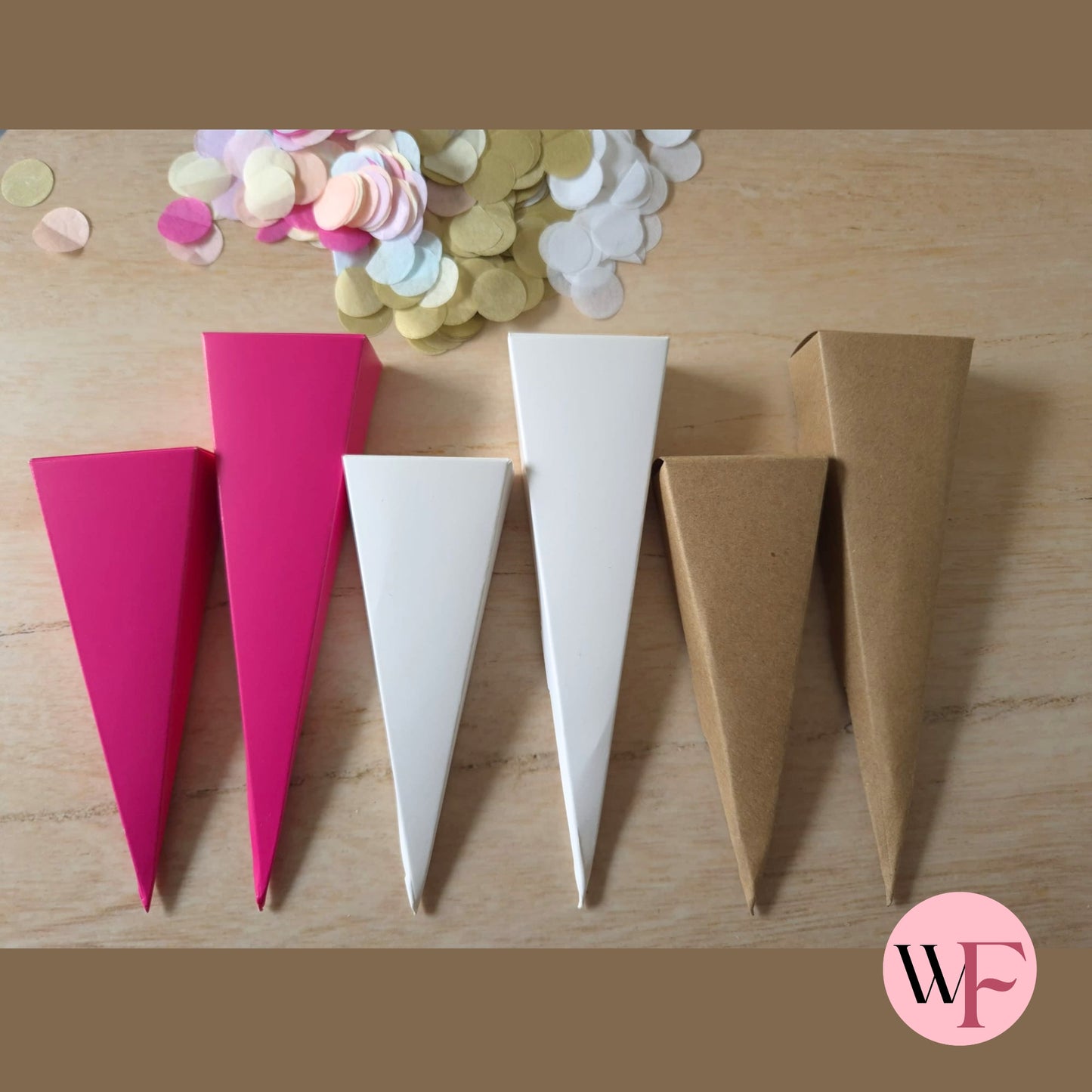 Slow falling paper Confetti - Pastel Party mix