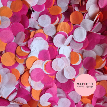 Circles Large 2.5cm Biodegradable - Fruit Salad