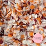 Slow falling paper Confetti - Wine Red Autumn