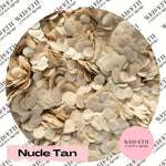 Slow falling paper Confetti - Nude Tan