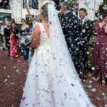 Slow falling paper Confetti - Pastel Party + Fuschia mix