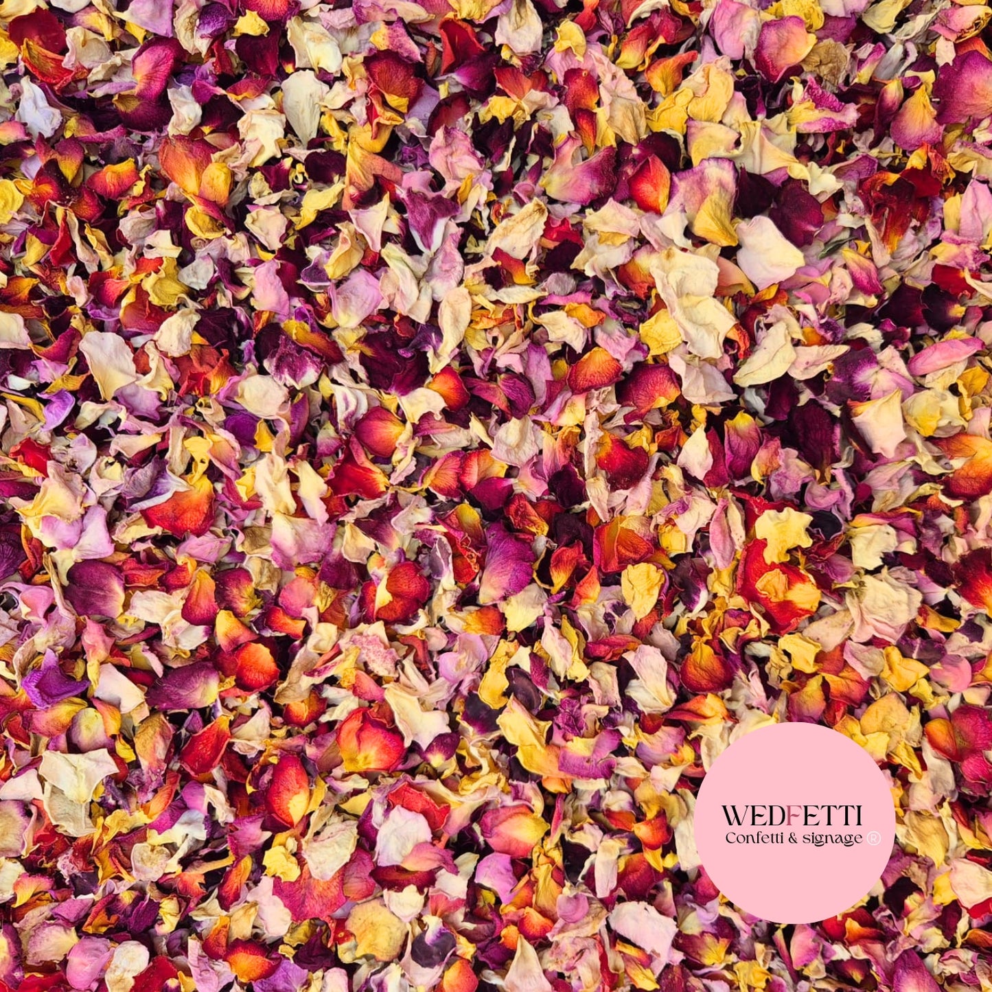 Multi Colour mixed petal Wedfetti mix - 1 x guest serving