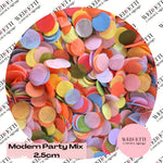 Circles Large 2.5cm Biodegradable - Modern Party Mix