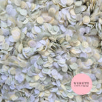 Slow falling paper Confetti - Light Sage Grey Ivory White