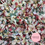 Slow falling paper Confetti - Decembers Mix