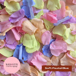 Rose Petals - Soft Pastel Blue