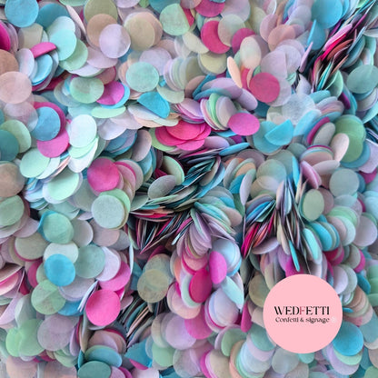 Slow falling paper Confetti - Frozen Fuschia