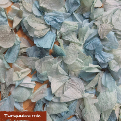 Create your own custom Hydrangea Petal Confetti mix
