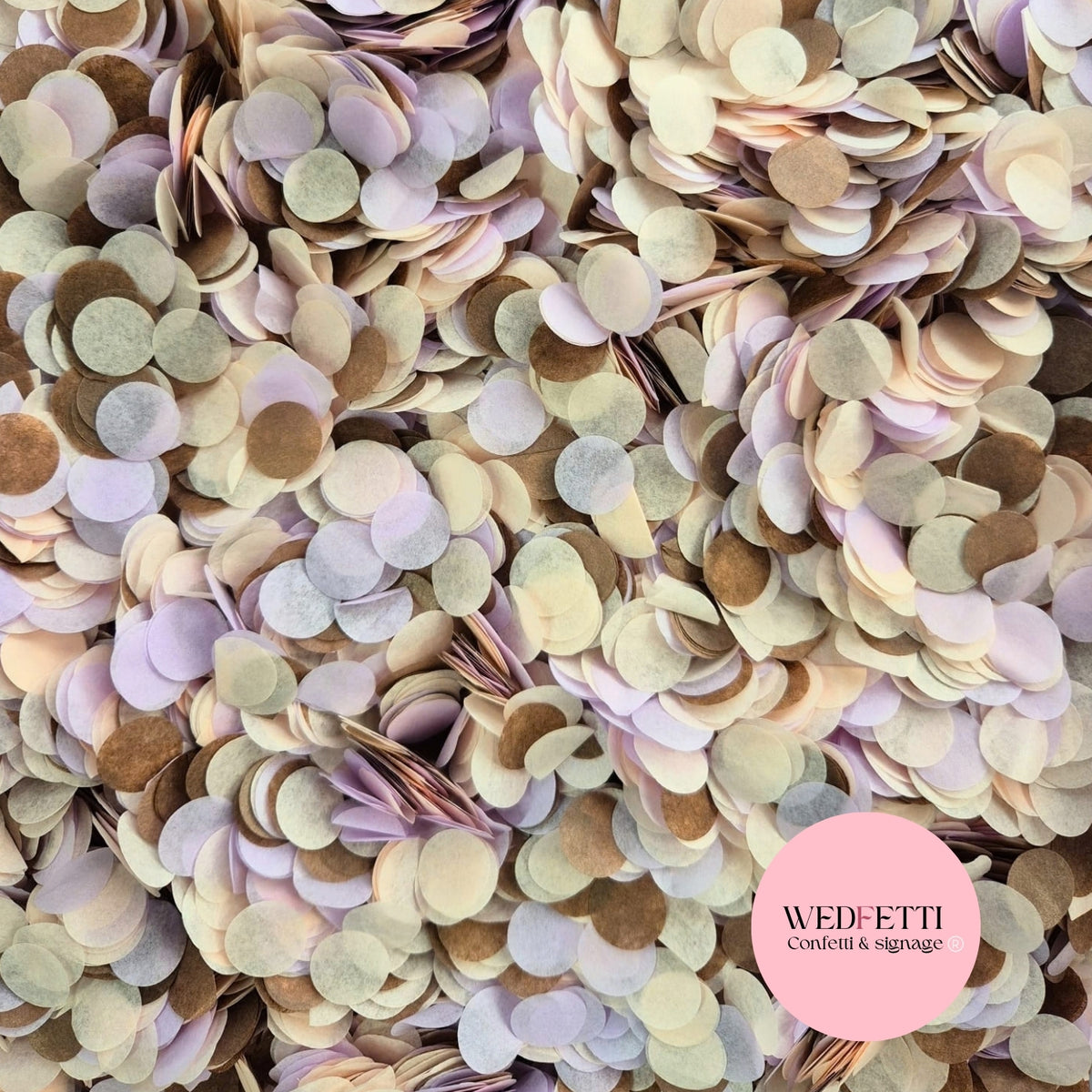 Slow falling paper Confetti - Urban Pastel Lavender