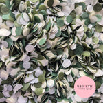 Slow falling paper Confetti - Olive Sage Forest Light Ivory