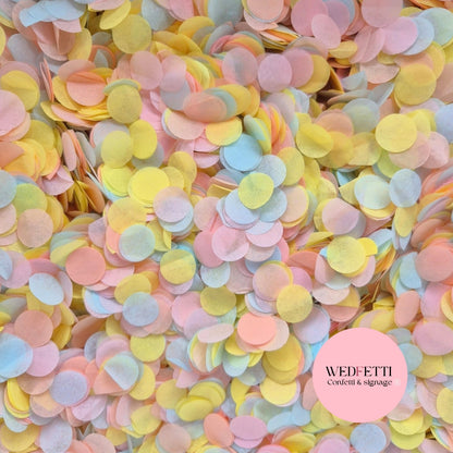 Slow Falling Paper Confetti – Baby Yellow