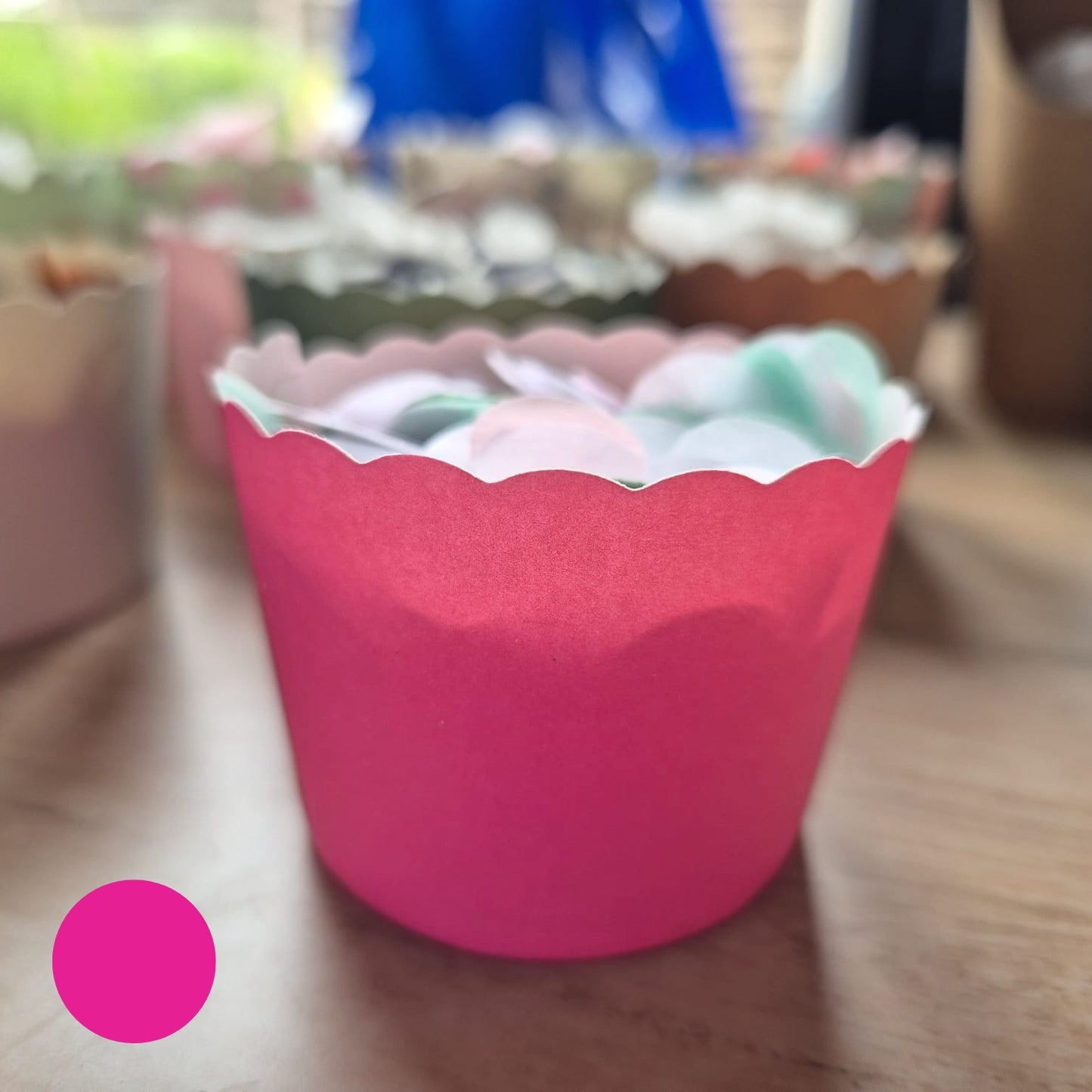 Confetti Cups 10 pack - Small serving size (empty)