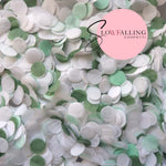 Slow falling paper Confetti - Subtle Sage
