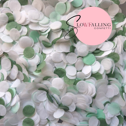Slow falling paper Confetti - Subtle Sage