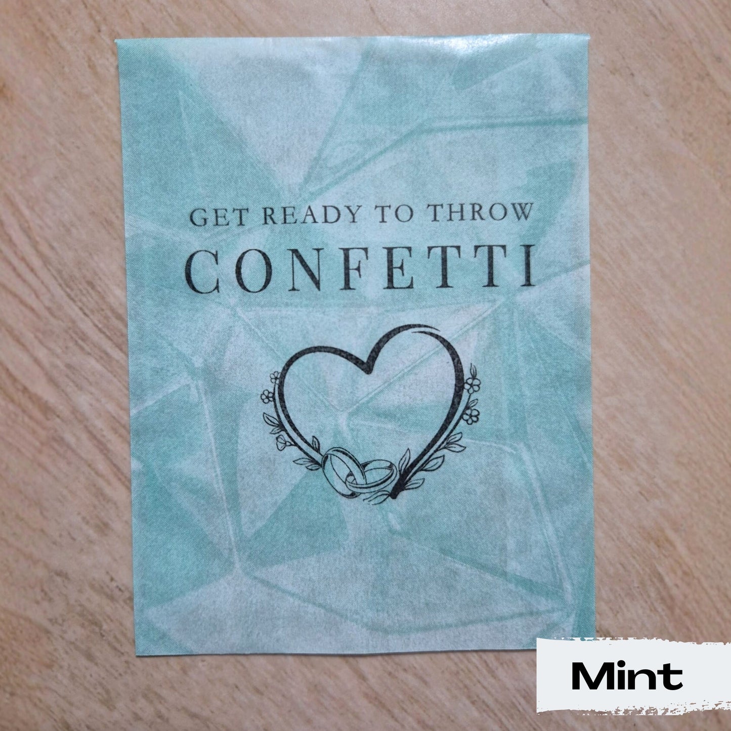 Biodegradable Confetti packets - Colour patterned