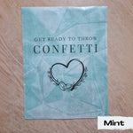 Biodegradable Confetti packets - Colour patterned