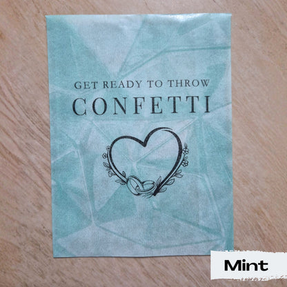 Biodegradable Confetti packets - Colour patterned