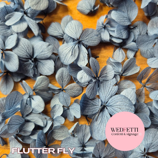 FlutterFly® Petal Confetti - Dusty Blue
