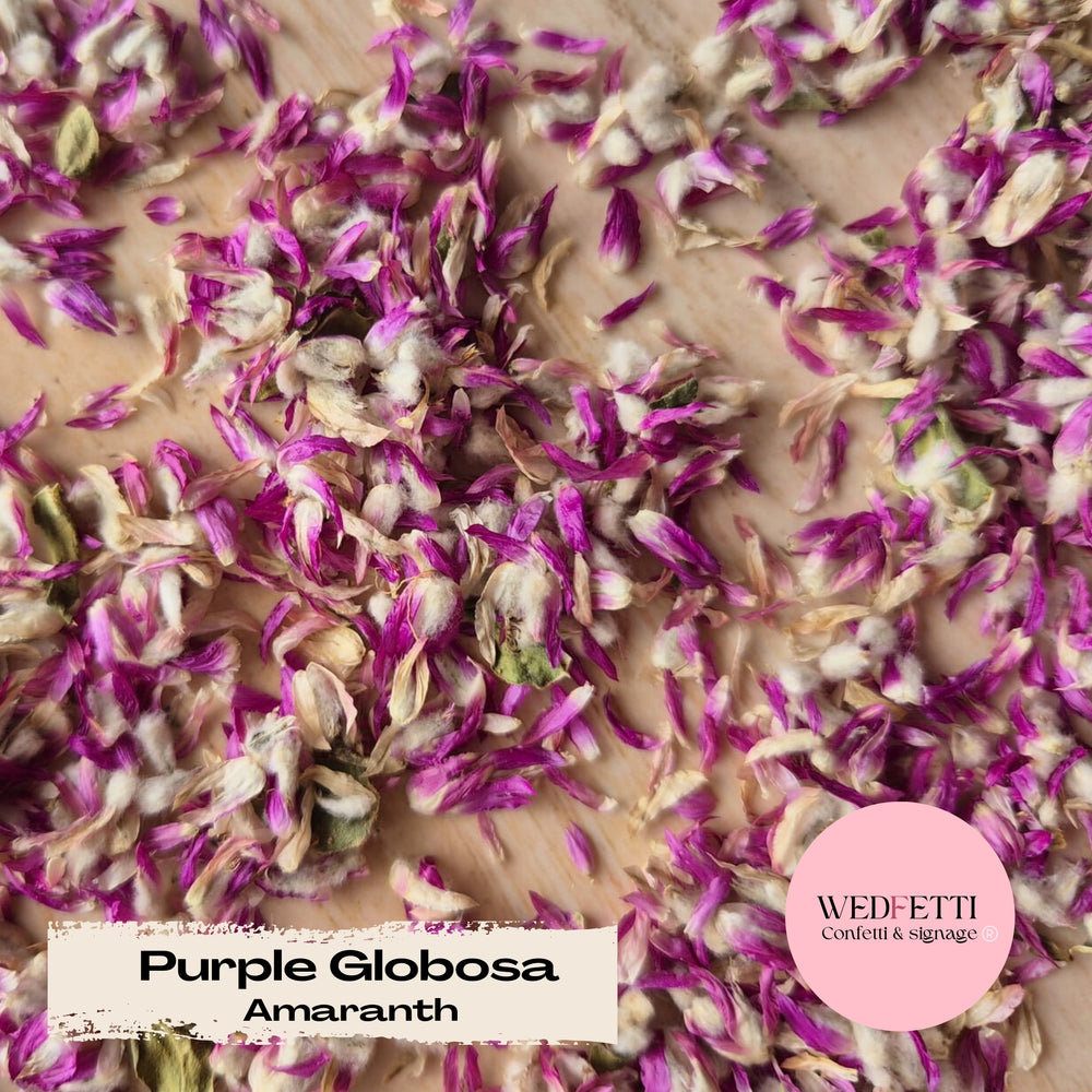 Petal Confetti Purple Globosa