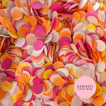 Circles Large 2.5cm Biodegradable - Fruit Salad Yellow