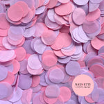Circles Large 2.5cm Biodegradable - Rose Pink Lavender
