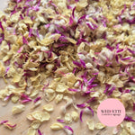 Petal Confetti Purple Globosa mix jasmine petals