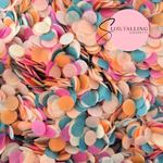 Slow falling paper Confetti - Mermaid mix