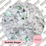 Slow falling paper Confetti - Subtle Sage