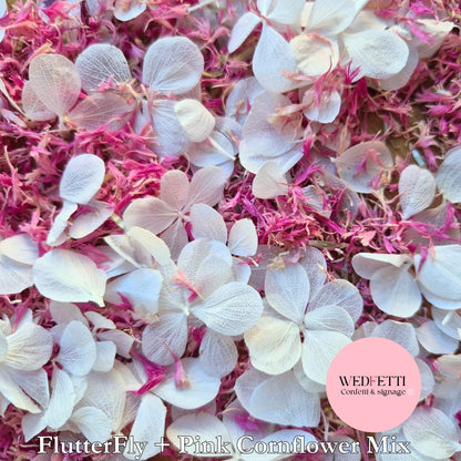 FlutterFly + Pink Cornflower Mix