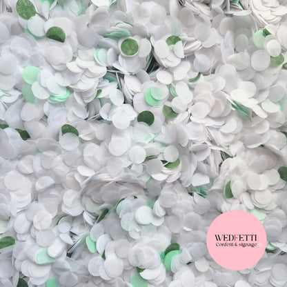 Slow falling paper Confetti - Subtle Sage