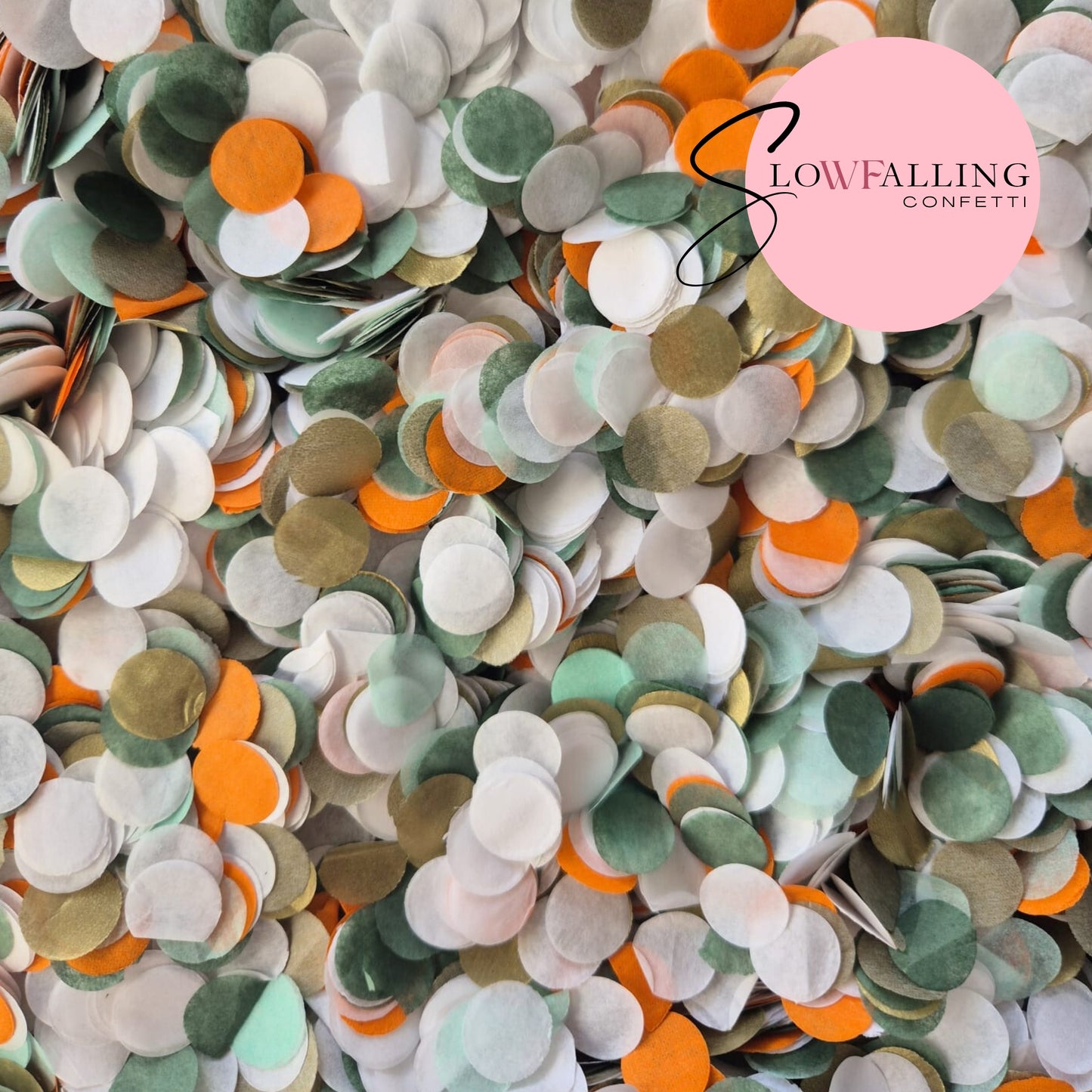Slow falling paper Confetti - October Sage