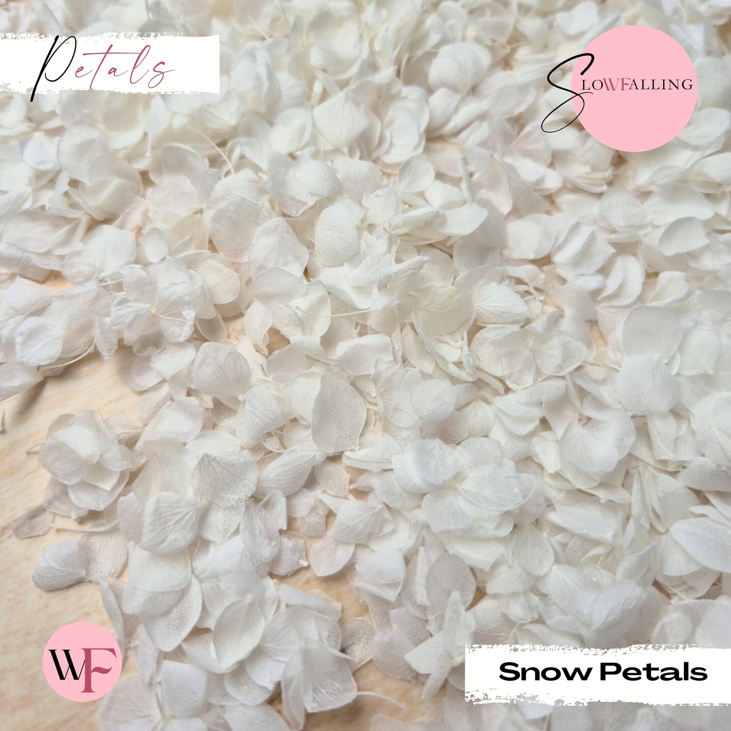 Snow Petal Confetti® - Snow Petals - White