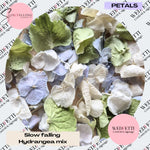 SLOW FALLING PETALS hydrangea petal premium mix