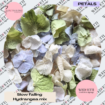 SLOW FALLING PETALS hydrangea petal premium mix