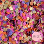 Slow falling paper Confetti - Golden Dragon Mix