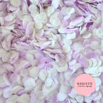 Slow falling paper Confetti - Lavender White