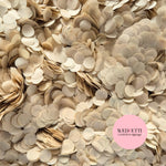 Slow falling paper Confetti - Nude Tan