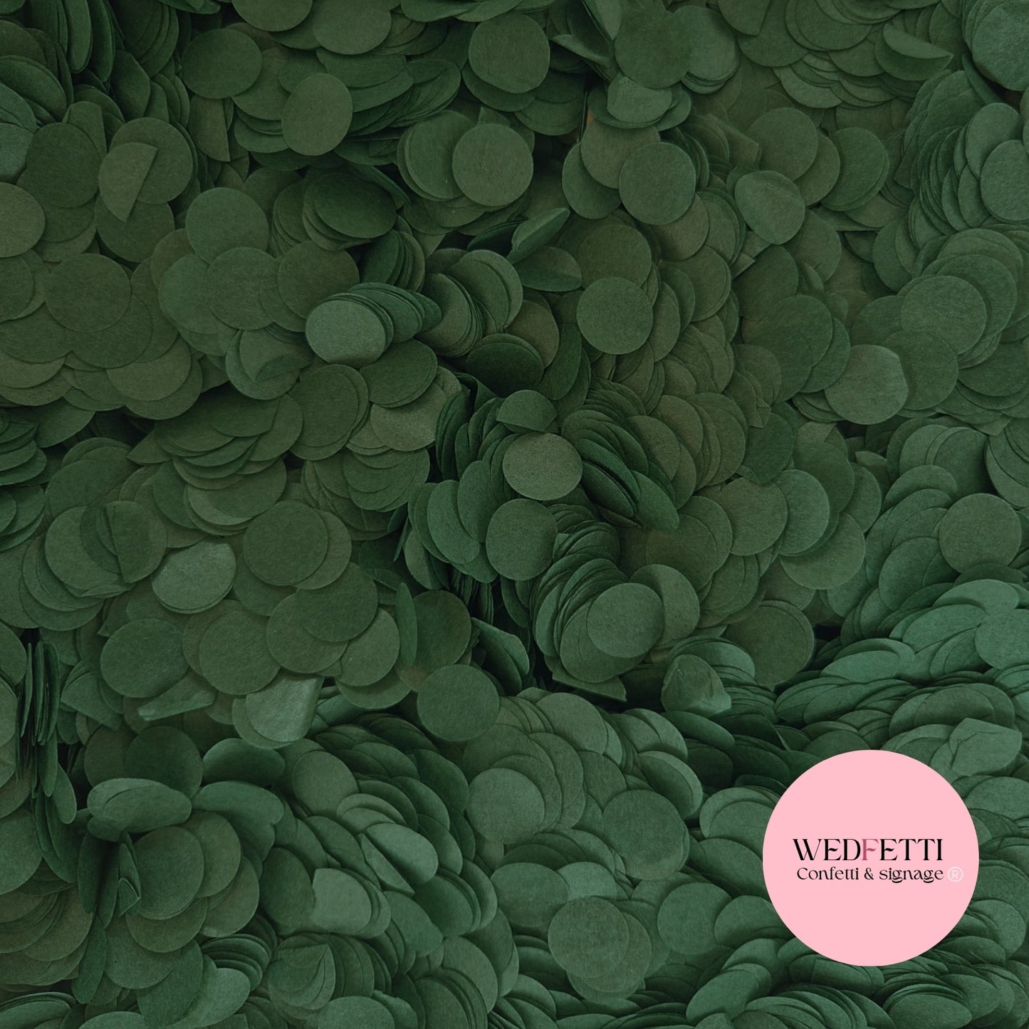 Slow falling paper Confetti - Forest Green