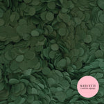 Slow falling paper Confetti - Forest Green