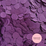 Circles Large 2.5cm Biodegradable - Deep Purple