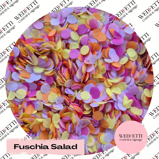 Slow falling paper Confetti - Fuschia Salad