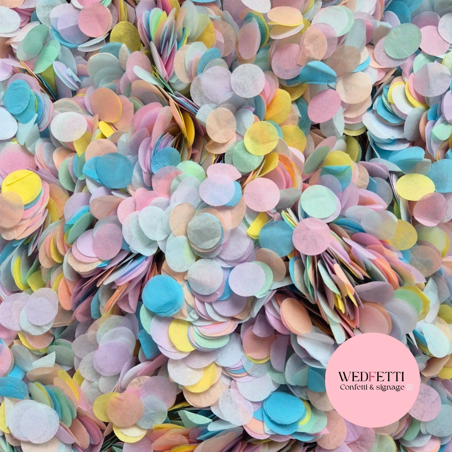 Slow falling paper Confetti - Pastel party Blue White