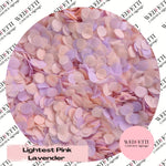 Slow falling paper Confetti - Lightest Pink Lavender